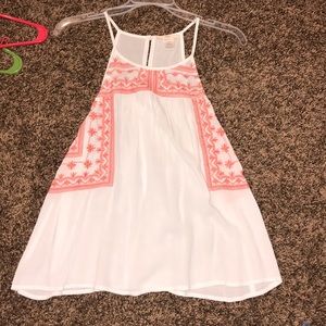White and orange tank top